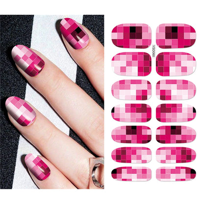 Nail Stickers Water Nail Decal Flower Leaf Tree Sticker Sliders Manicure Accessories Watermark Nail Sticker Nail Art Decoration