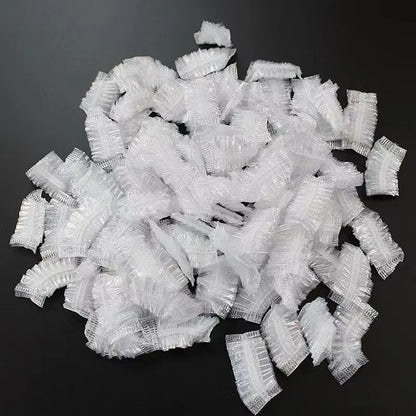 Pack Of 100 Disposable Ear Muffs Waterproof Ear Muffs For Bathing And Washing Hair Ear Muffs For Dyeing Ears