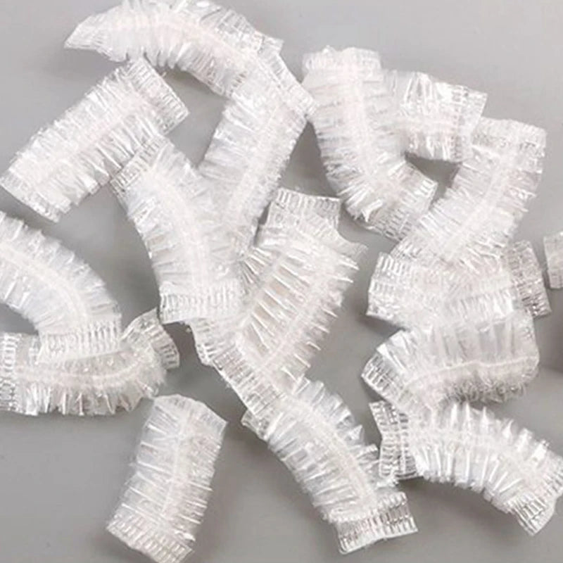 100 Pcs Disposable Waterproof Ear Protector Cover Salon Bath Shower Shield Earmuffs Barber Hair Dyeing Ear Caps