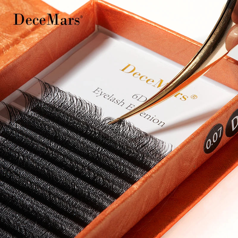 DeceMars 6D-W shaped eyelash extension