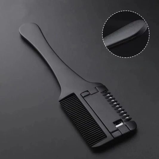 1pc Hair Cutting Comb Hair Brushes with Razor Blades Hair Trimmer Cutting Thinning Tools Barbershop Hair Salon Styling Tool Comb